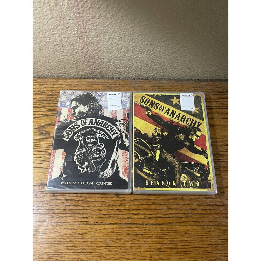 Sons Of Anarchy Lot Seasons 1 And 2 DVD 8 Discs Brand New‎ Factory Sealed
